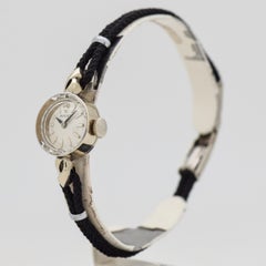 Vintage Rolex Ladies 14 Karat White Gold Watch, 1960s