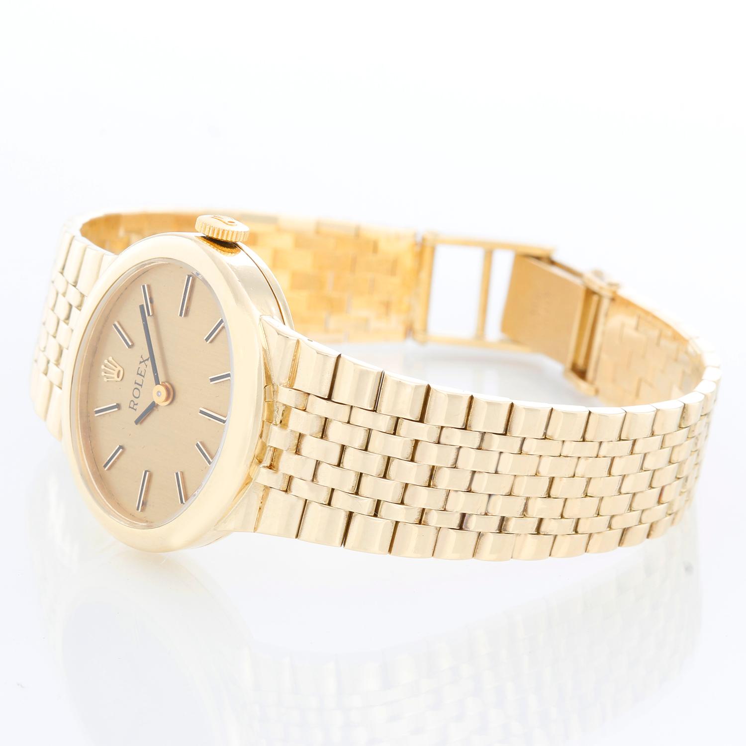 Vintage Rolex Damen manuelle Uhr Ref 8383 im Zustand „Hervorragend“ in Dallas, TX