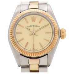 Vintage Rolex Ladies Oyster Perpetual Two-Tone Watch, 1977