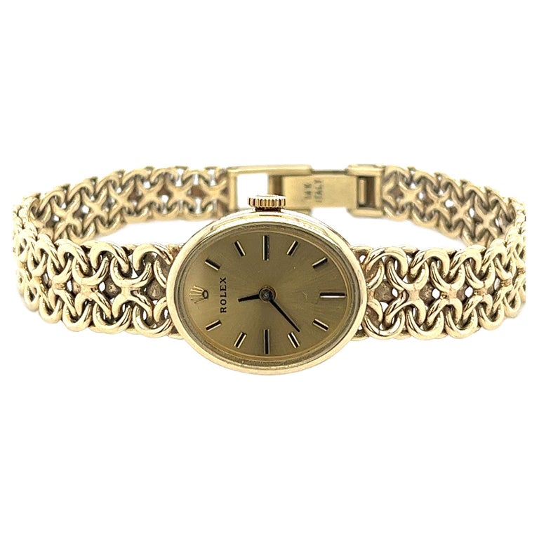Vintage Rolex Manual Wind Ladies Watch in 14K Yellow Gold in  display picture 2