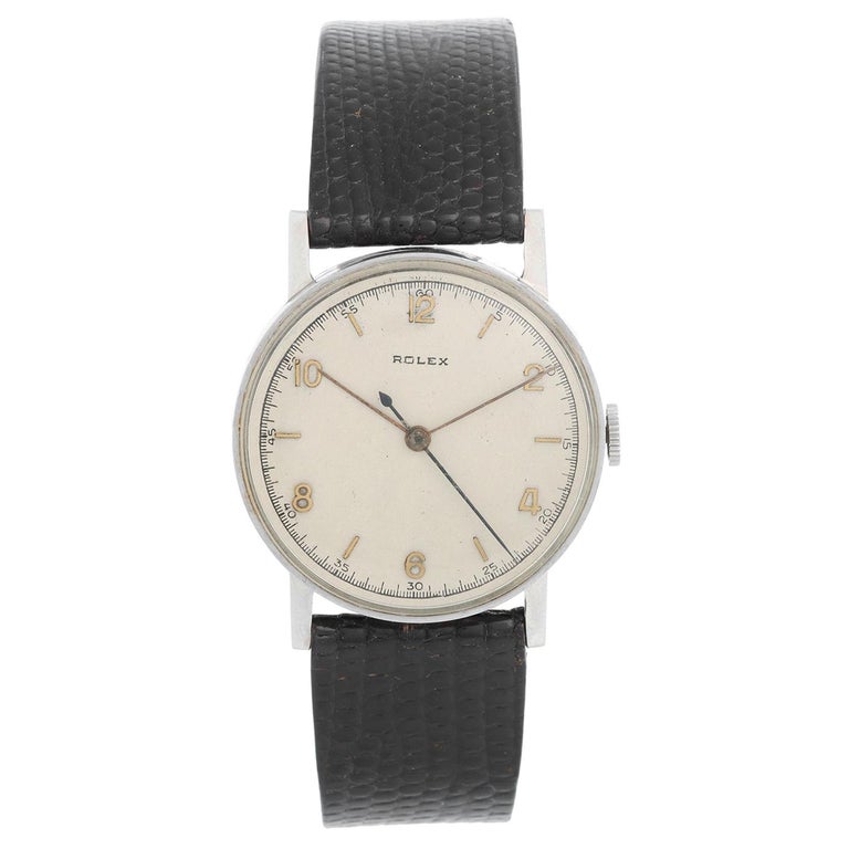 Vintage Rolex Men's Stainless Steel Watch at 1stDibs