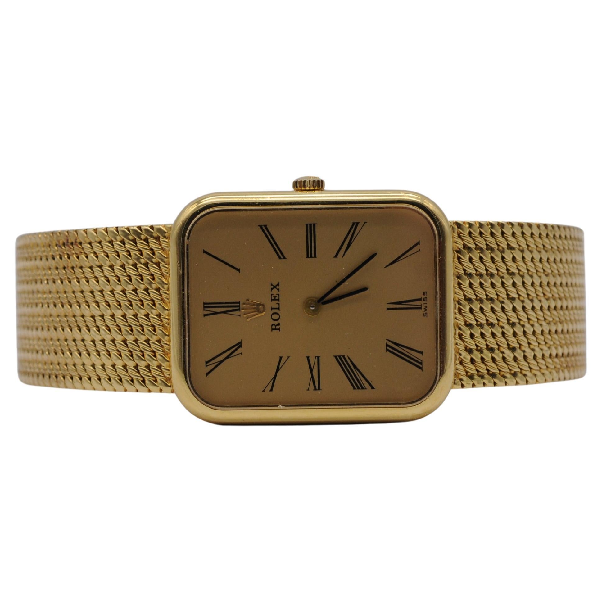Vintage Rolex Herrenuhr aus den 1970er Jahren in 18k Gelbgold