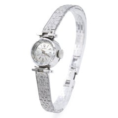 Vintage Rolex Orchid 18K White Gold Handwind Cocktail Watch