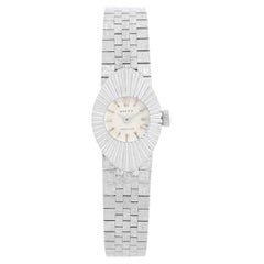 Montre vintage Rolex Orchid Chameleon en or blanc 14 carats pour femmes