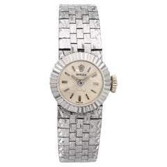 Vintage Rolex Orchid Chameleon 18K White Gold Ladies Watch