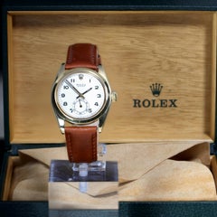 Vintage Rolex Oyster 6246 36mm Dial Small Seconds Manual Wind Watch Circa 1972