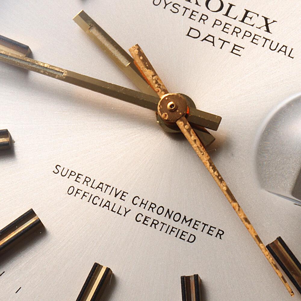 Vintage Rolex Oyster Perpetual 1505 Men's, Silver Dial Tritium, No. 66 8