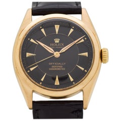 Vintage Rolex Oyster Perpetual 18 Karat Yellow Gold Watch, 1951