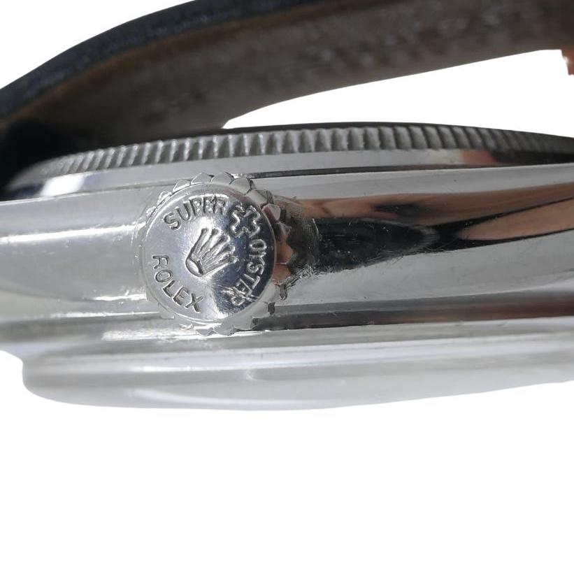 Reloj de pulsera vintage Rolex Oyster Perpetual 6084 de acero inoxidable c. Años 50 en venta 1