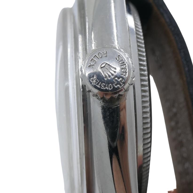 Rolex Oyster Perpetual 6084 Edelstahl-Armbanduhr, Vintage, ca. 1950er Jahre im Angebot 1