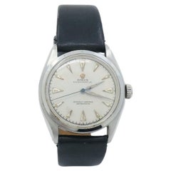 Rolex Oyster Perpetual 6084 d'epoca, orologio da polso in acciaio inossidabile, c. 1950