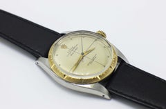 Vintage Rolex Oyster Perpetual 6582 14 Karat Yellow Gold Zephyr Dial
