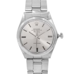 Vintage Rolex Oyster Perpetual Air-King Silver Dial Mens Watch 5500