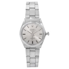 Vintage Rolex Oyster Perpetual Air-King Silver Dial Mens Watch 5500