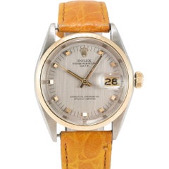 Vintage Rolex Oyster Perpetual Date 34MM 1501 Steel Gold Automatic Watch