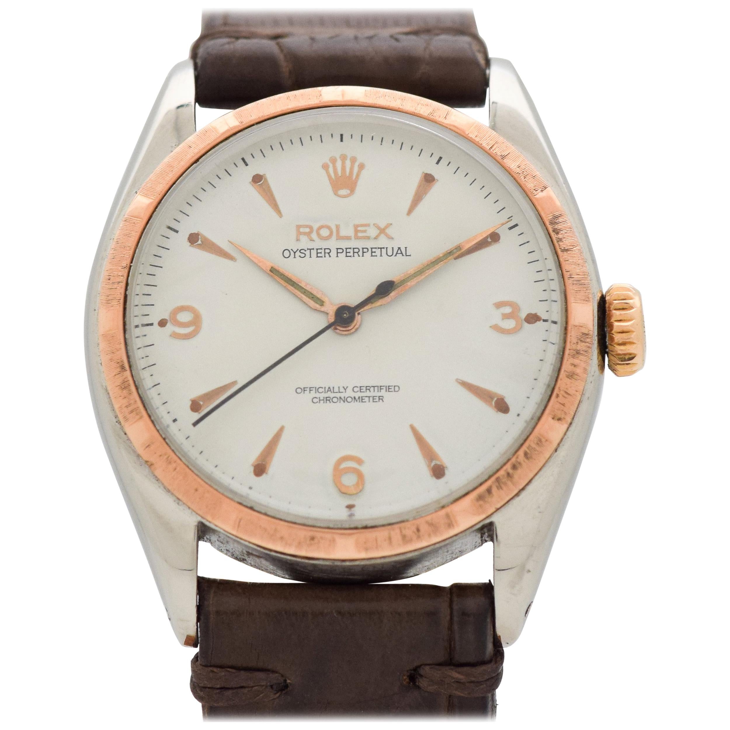 Vintage Rolex Oyster Perpetual Ref. 6085 Watch, 1953 For Sale