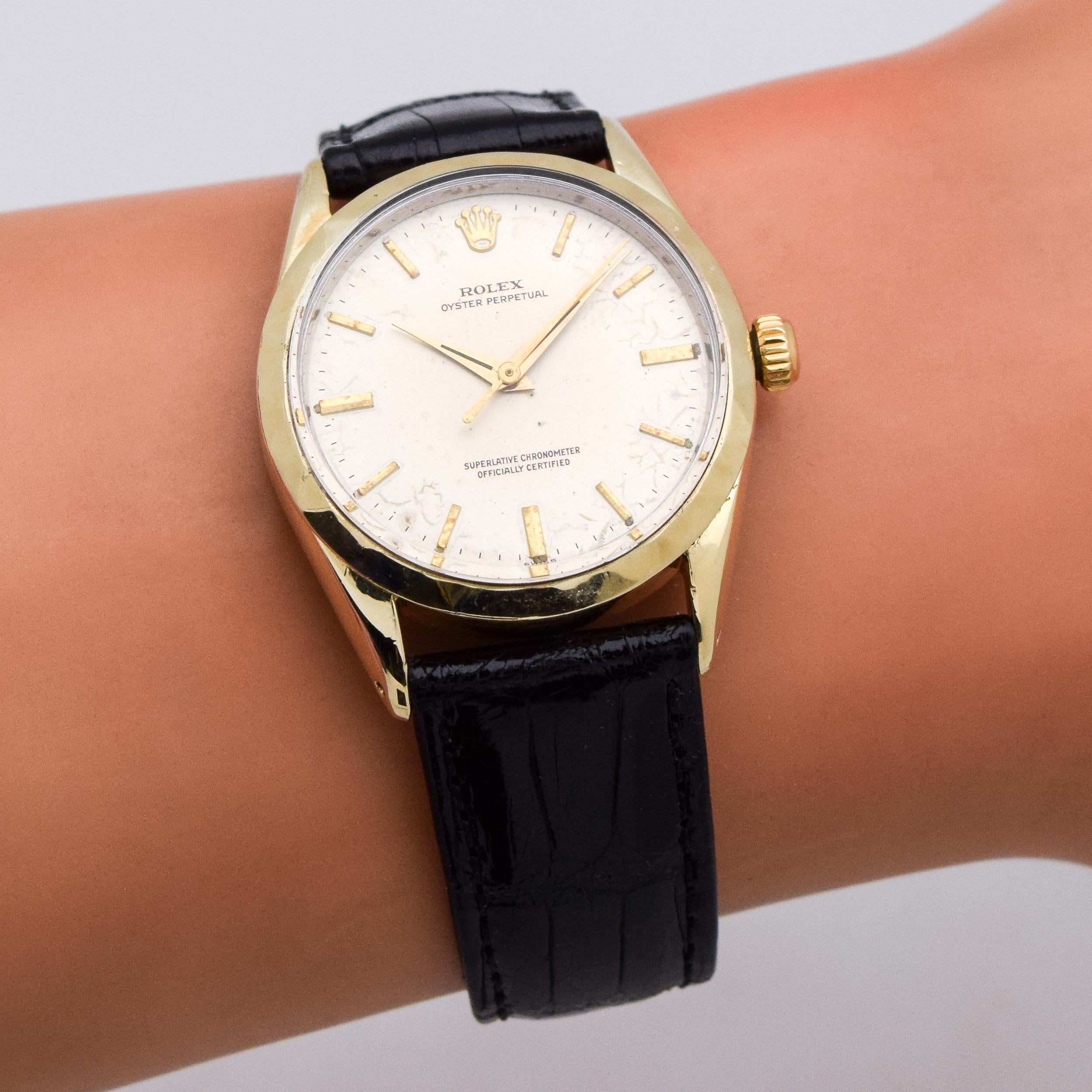 Vintage Rolex Oyster Perpetual Reference 1025 Watch, 1960s 1
