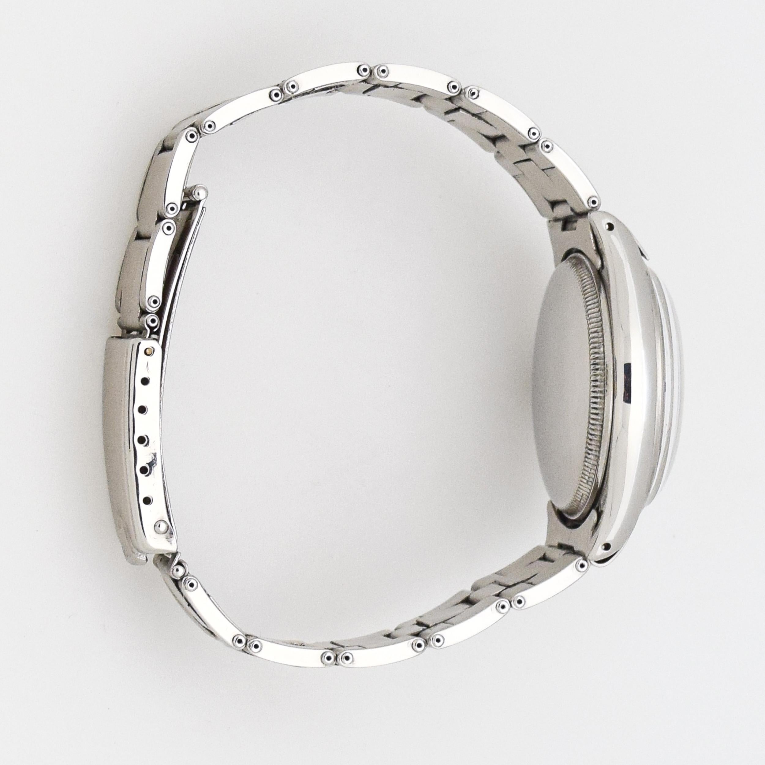 Vintage Rolex Oyster Perpetual Reference 6085 in Stainless Steel, 1957 For Sale 1