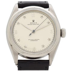 Rolex Oyster Perpetual Référence 6284 Montre vintage en acier inoxydable, 1953