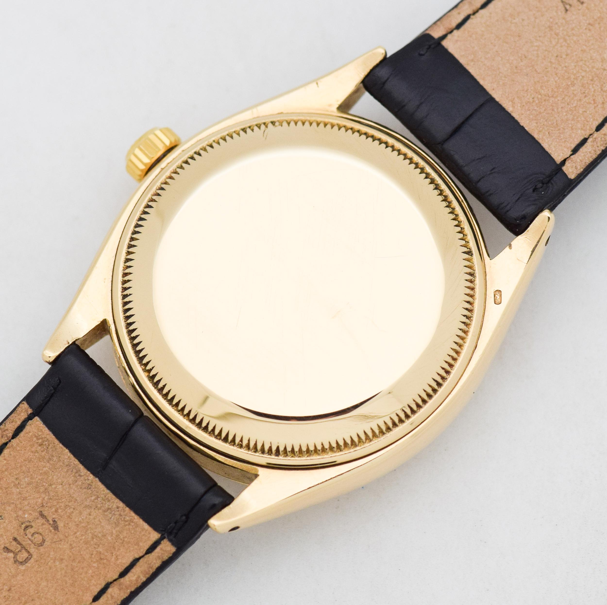 rolex vintage cinturino pelle