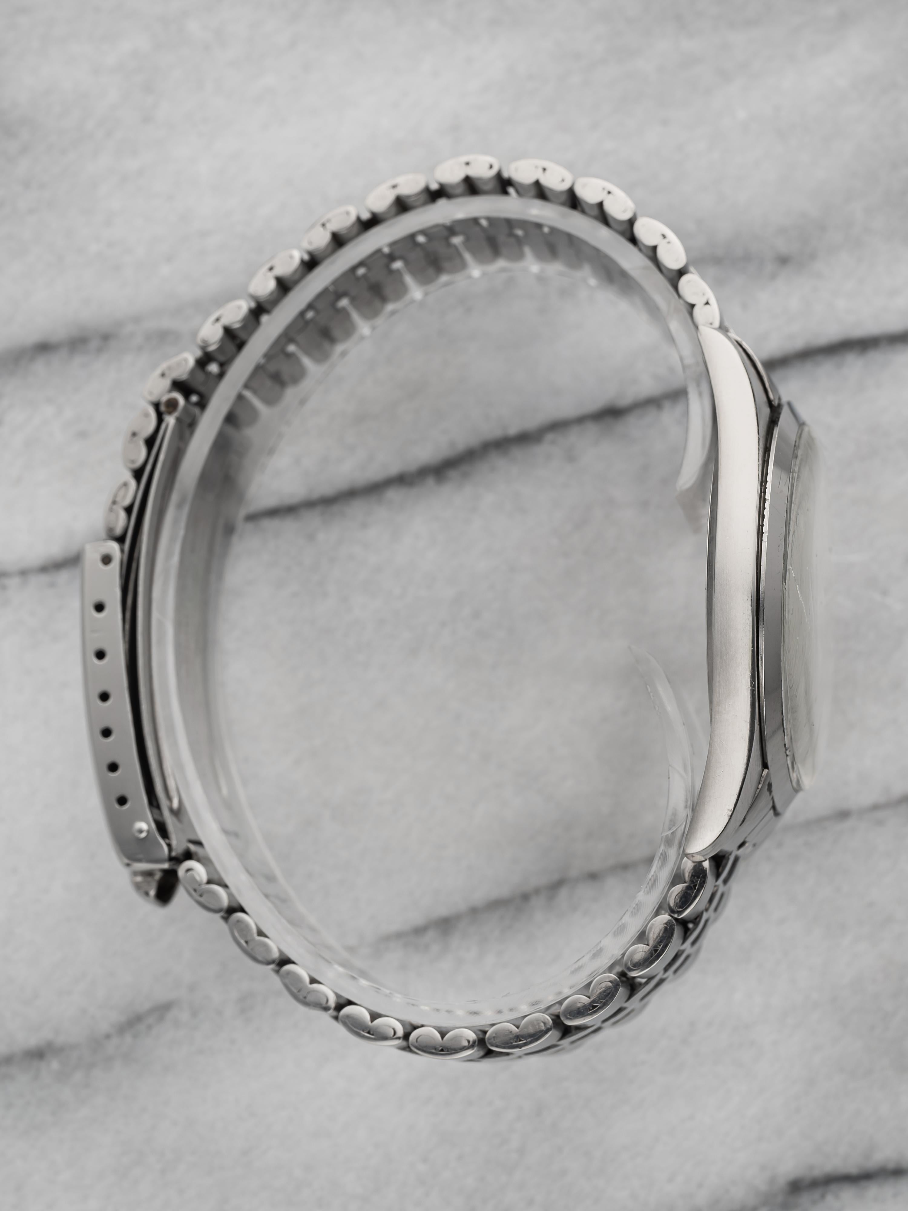 Vintage Rolex Oyster Precision 50s Ref 6424 Black Patina Dial Manual Wind 36mm. im Angebot 1