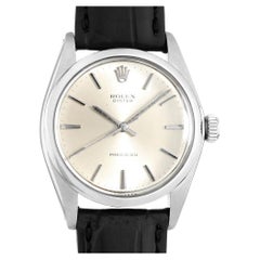 Rolex Oyster Precision 6426 Silber Bar Zifferblatt, Elegante antike Herrenuhr, Vintage