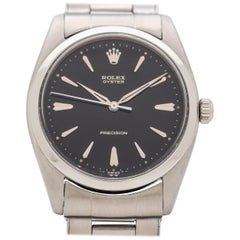 Vintage Rolex Oyster Precision Reference 6424 Stainless Steel Watch, 1958