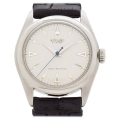 Vintage Rolex Oyster Reference 6082 Stainless Steel Watch, 1958