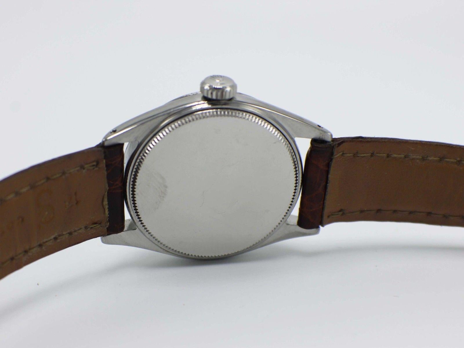 Vintage Rolex Oyster Royal 6444 Stainless Steel Midsize Very Rare In Good Condition In San Diego, CA