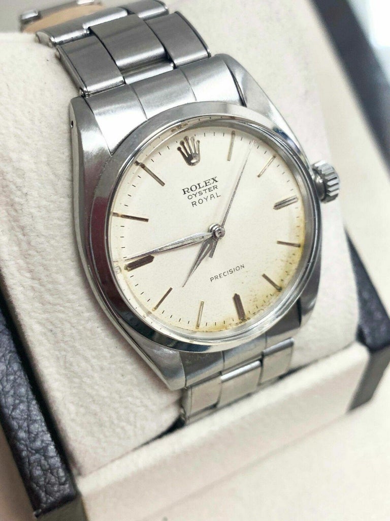 Vintage Rolex Oyster Royal Precision 6422 Stainless Steel Watch