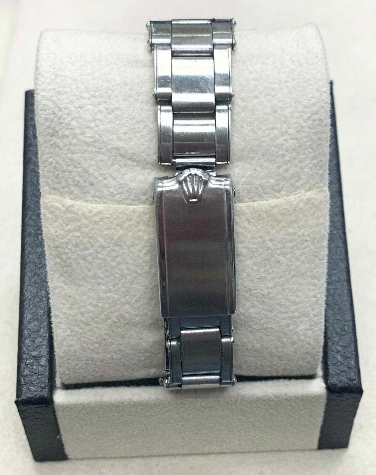 Vintage Rolex Oyster Royal Precision 6422 Stainless Steel Watch Original Polish In Good Condition In San Diego, CA