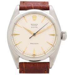 Vintage Rolex Oyster Royal Stainless Steel Watch, 1961