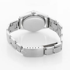 Vintage Rolex Oysterdate Precision Stainless Steel Midsize Watch Ref 6266
