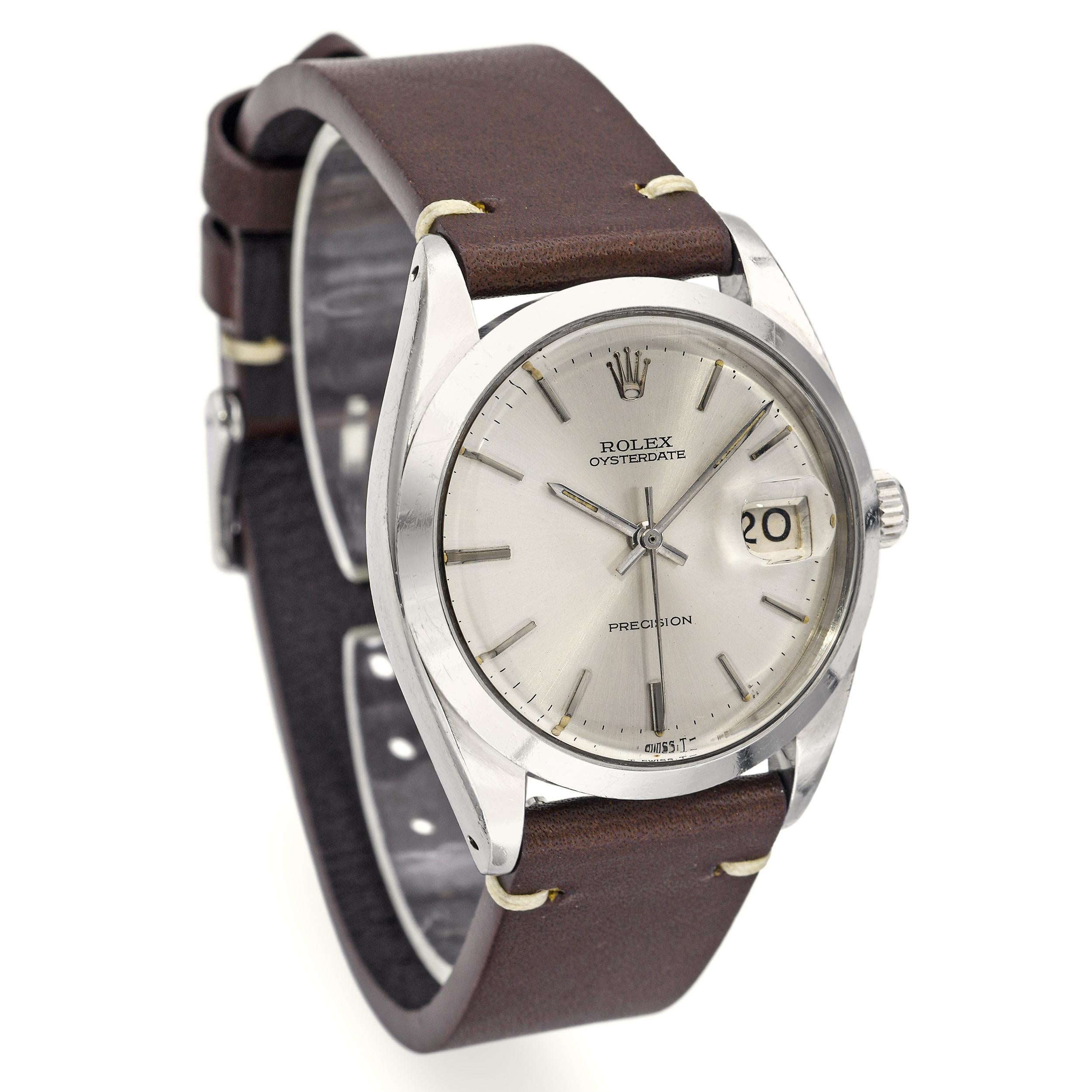 Reloj Rolex Oysterdate Vintage Automático Fecha Acero Inoxidable Ref. 6694 en venta 1