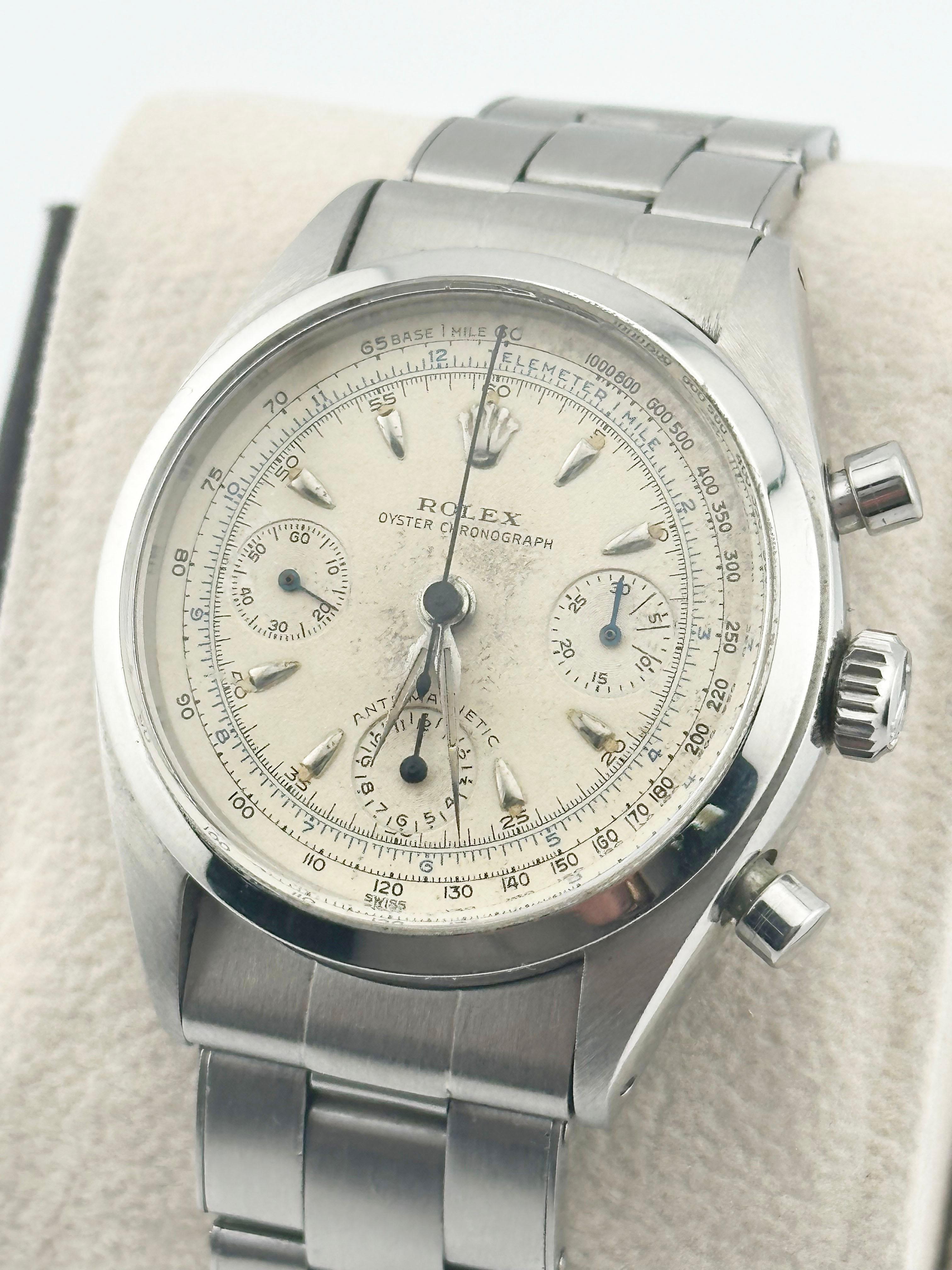 VINTAGE Rolex Pre Daytona 6234 Chronograph Stainless Steel For Sale 6