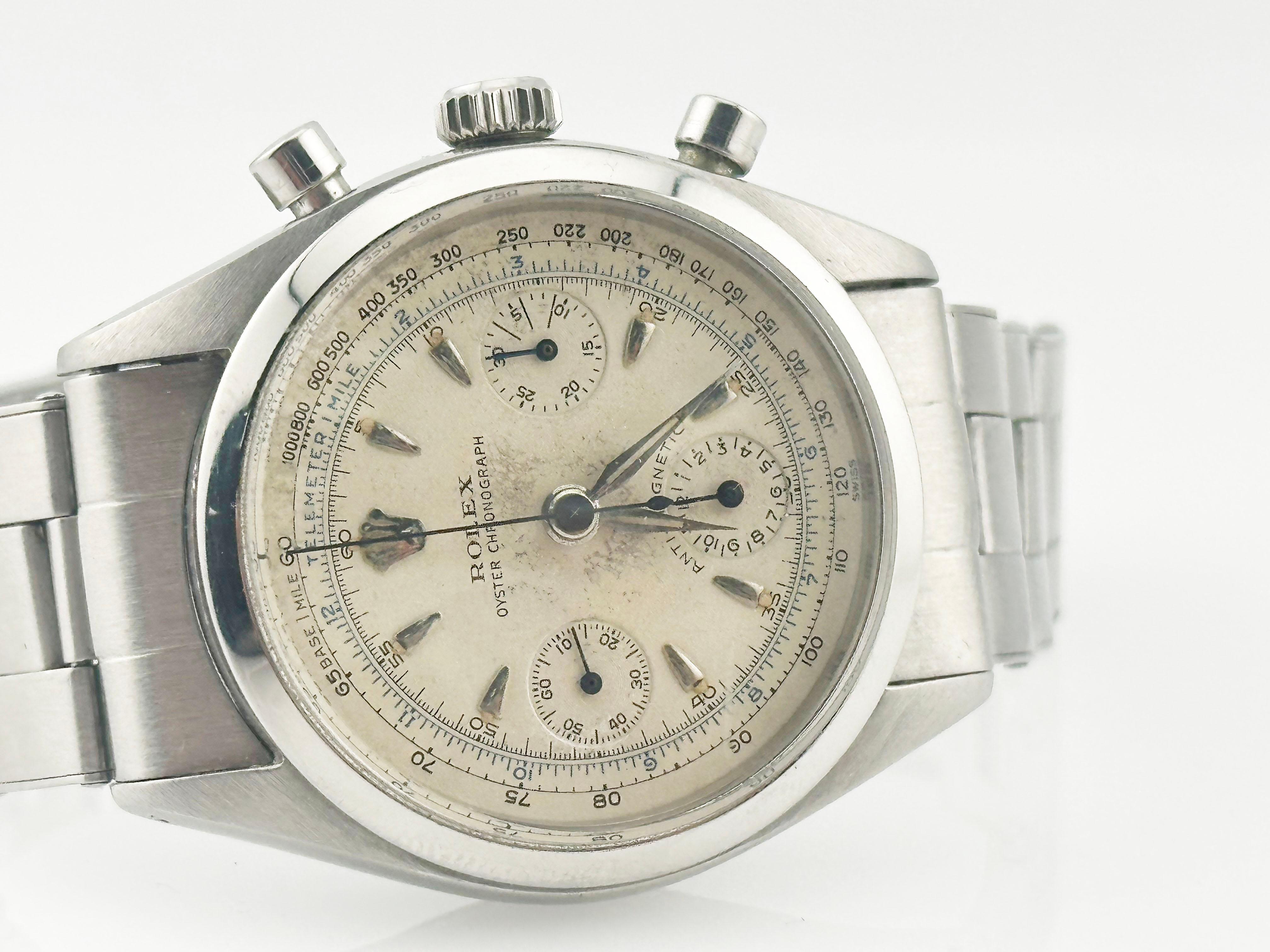 VINTAGE Rolex Pre Daytona 6234 Chronograph Stainless Steel For Sale 3