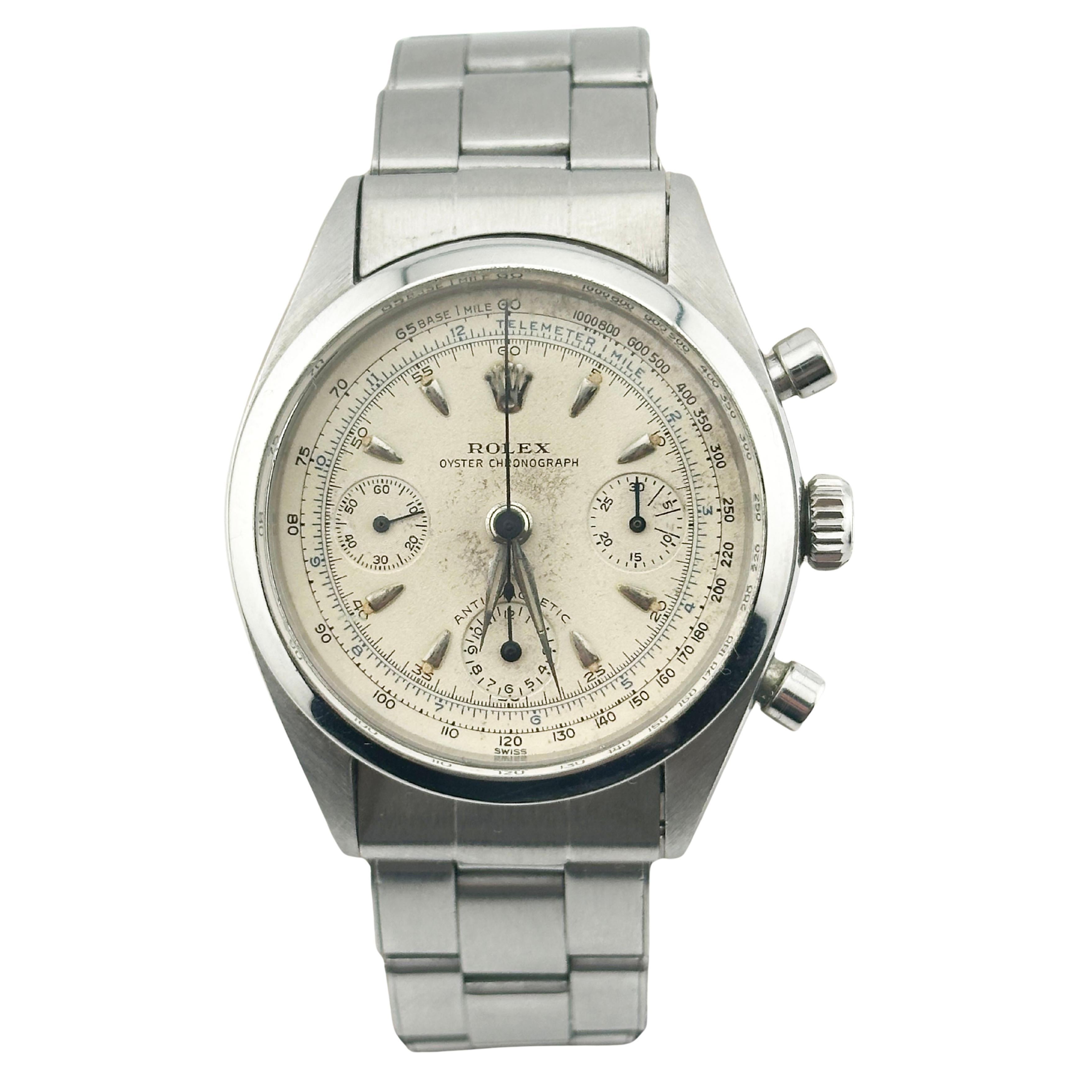 VINTAGE Rolex Pre Daytona 6234 Chronograph Stainless Steel