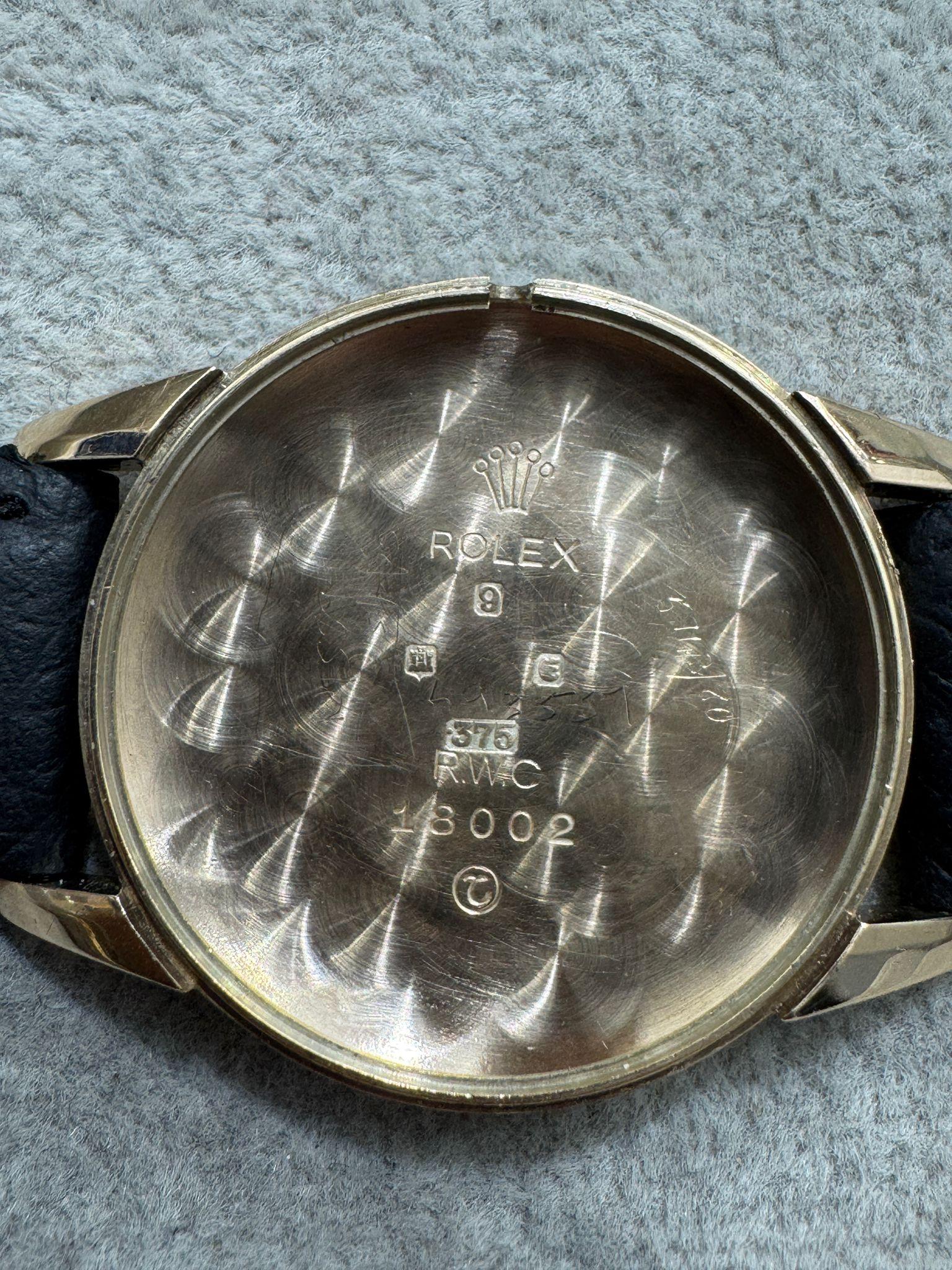 Vintage Rolex Precision  9ct Yellow Gold  Manual Wind  1960s  Serviced In Good Condition For Sale In London, GB