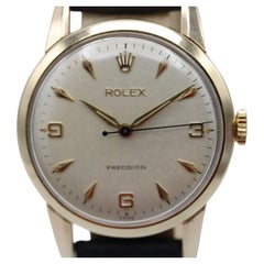 Vintage Rolex Precision  9ct Yellow Gold  Manual Wind  1960s  Serviced