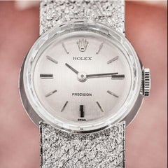 Vintage Rolex Precision White Gold