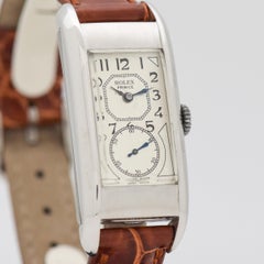 Vintage Rolex Prince Observatory Doctor's Stainless Steel Watch, 1930s