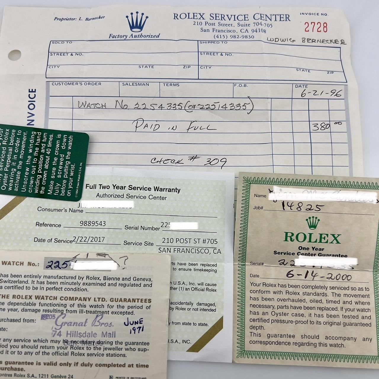 Vintage Rolex RED Submariner 1680 Matte Dial Stainless Steel Box Service Paper Herren im Angebot