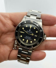 Vintage Rolex Sea Dweller 1665 Stainless Steel Creamy Patina, 1981