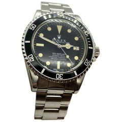 Vintage Rolex Sea Dweller 1665 Stainless Steel Creamy Patina, 1981