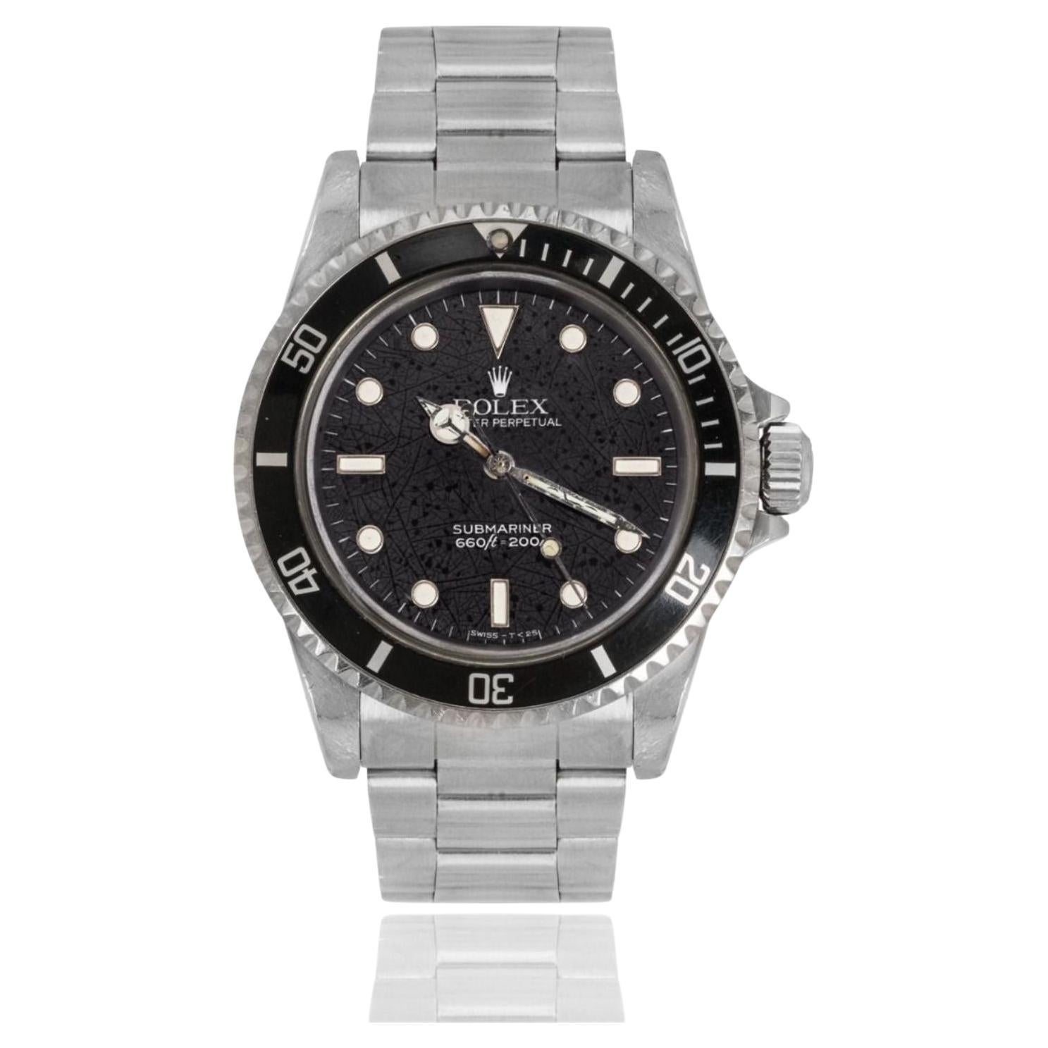 Rolex Montre Submarine vintage avec cadran araignée 5513 en vente