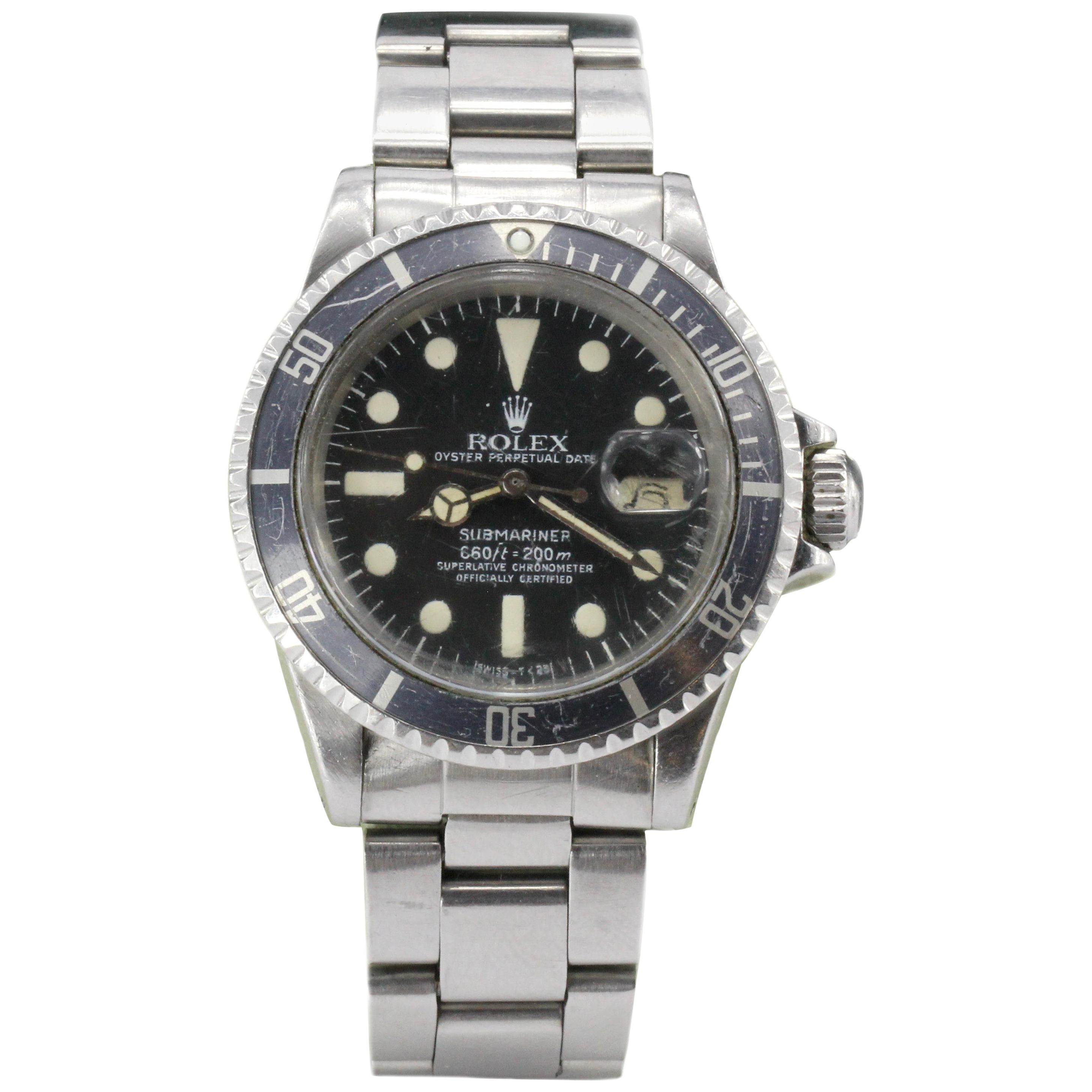 Vintage Rolex Submariner 1680 Mark 1 Dial, circa 1978