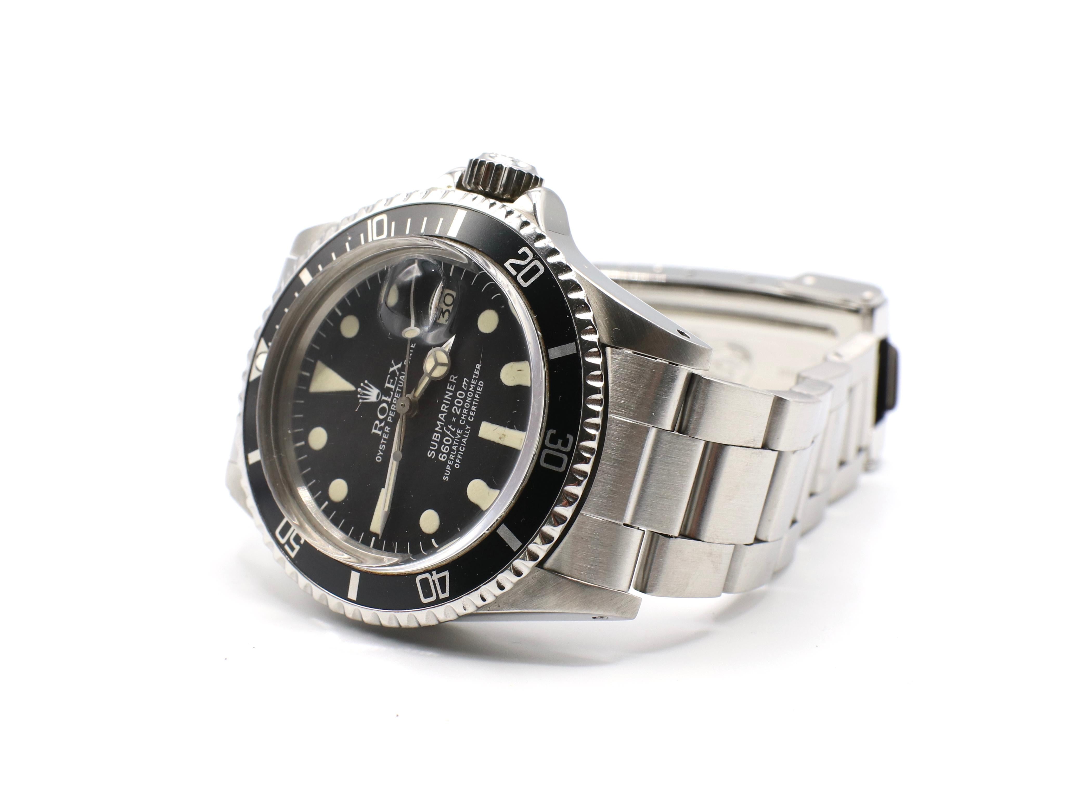 Vintage Rolex Submariner 1680 Stainless Steel Watch, circa 1979 1