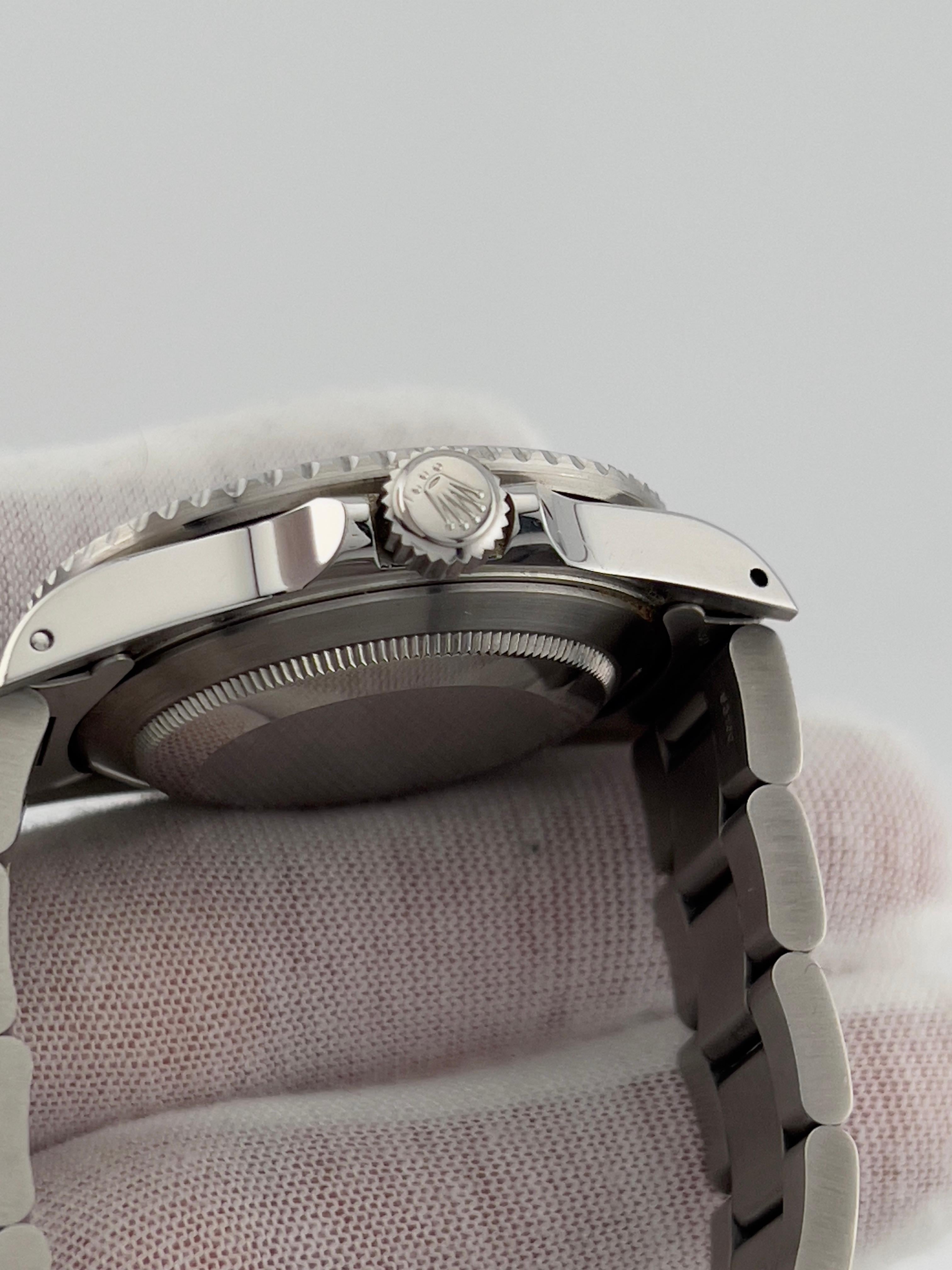 VINTAGE Rolex Submariner 16800 PUMPKIN Dial Acero inoxidable Caja Papel 1985 en venta 2