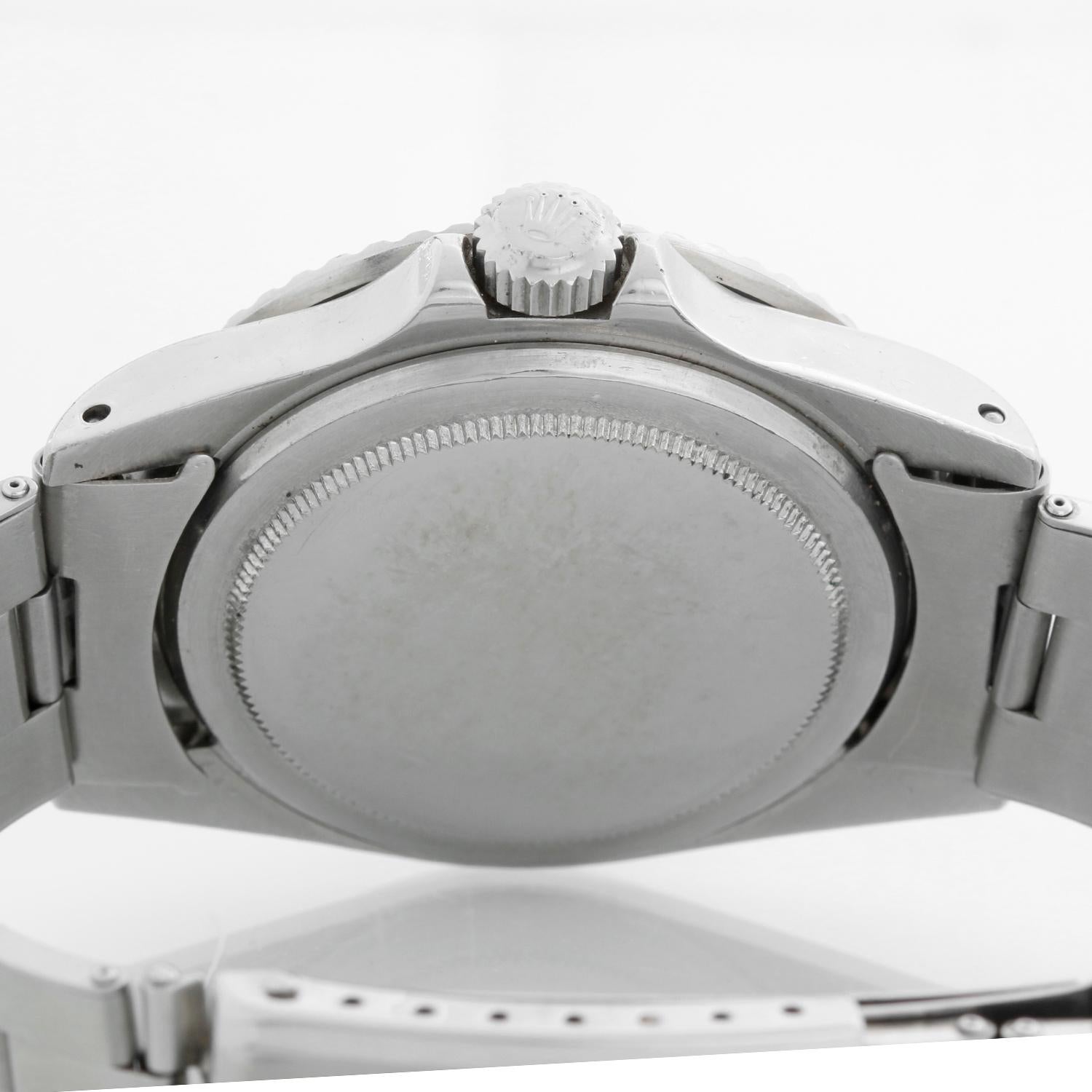 Vintage Rolex Submariner Schwarzes Zifferblatt Herren Automatikuhr 5513 Feet First im Angebot 1