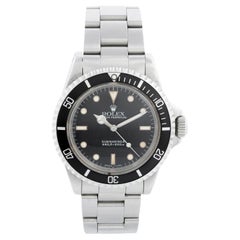 Used Rolex Submariner Black Dial Men's Automatic Watch 5513